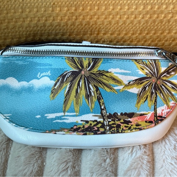Coach Tropical Palm Tree Fanny pack waist belt bag - Picture 1 of 5